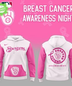 Milwaukee Brewers Cancer Awareness Day Hoodie