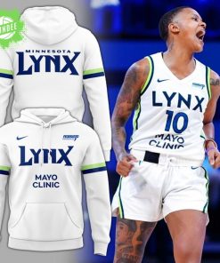 Minnesota Lynx Official WNBA Hoodie with Mayo Clinic Logo