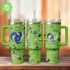 Motley Crüe Skull Tumbler with Handle – Gothic Rock Band Travel Mug for Metal Fans
