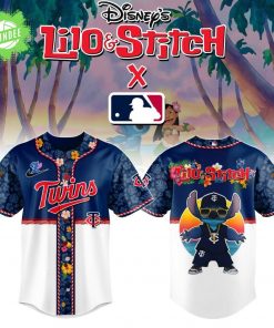 Minnesota Twins MLB x Lilo & Stitch Jersey