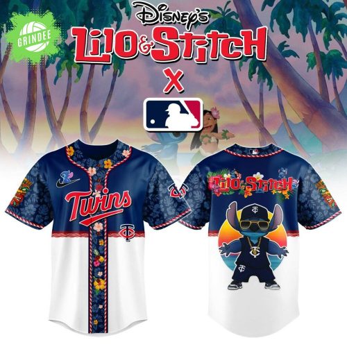 Minnesota Twins MLB x Lilo & Stitch Jersey