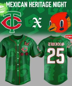 Minnesota Twins Mexican Heritage Night 2025 Baseball Jersey