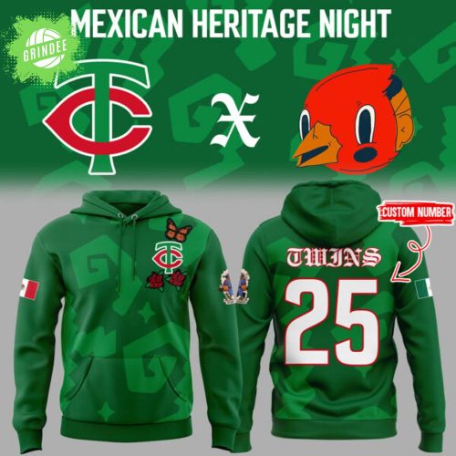 Minnesota Twins Mexican Heritage Night 2025 Fan Hoodie