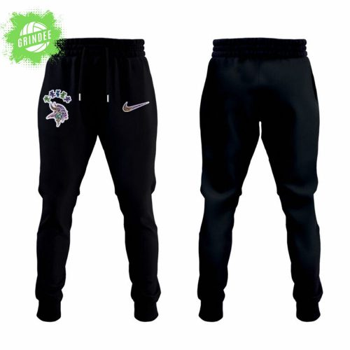 Minnesota Vikings Grateful Dead Night 2025 Purple Hoodie + Pants + Cap Set