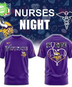Minnesota Vikings Nurses Night Combo T-Shirt – 2025 Edition
