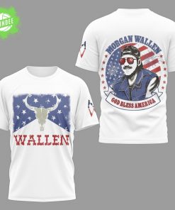 Morgan Wallen God Bless America T-Shirt – 4th of July Country Music Tee