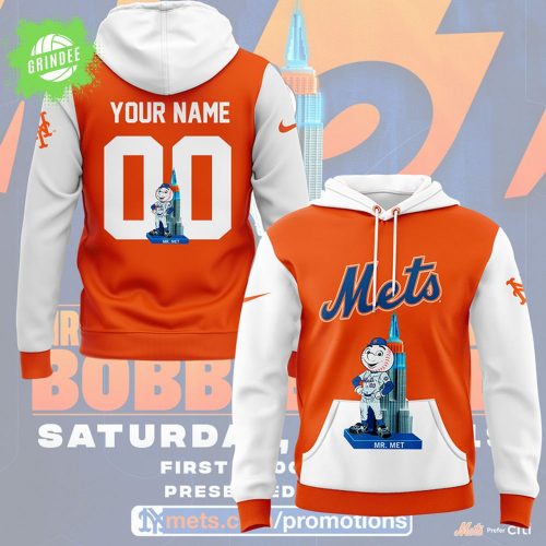 Mr. Met Empire State Building bobblehead! Hoodie Custom Name Numbers