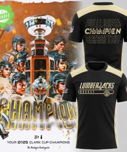 Muskegon Lumberjacks Clark Cup Champions 2025 T-Shirt – USHL Victory Tee