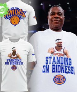 New York Knicks “STANDING ON BIDNESS!” T-Shirt – 2025 NBA Fan Statement Tee