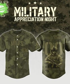 New York Mets Military & Armed Forces Day Jersey – 2025 Baseball Tribute Edition