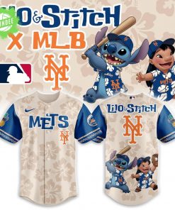 New York Mets x Lilo & Stitch 2025 Baseball Jersey Combo