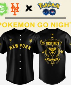 New York Mets x Pokemon Team Instinct Jersey 2025