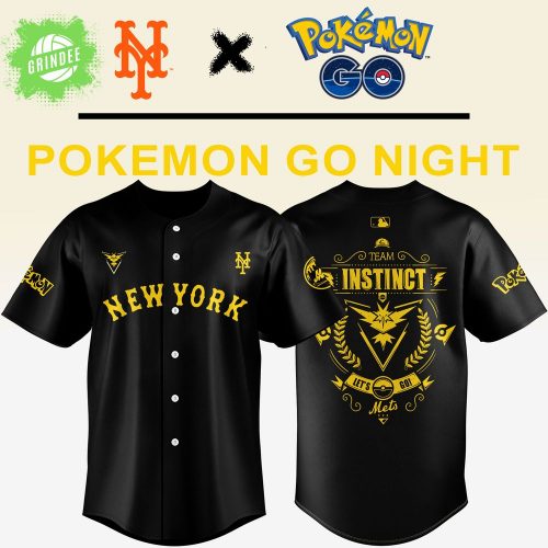 New York Mets x Pokemon Team Instinct Jersey 2025