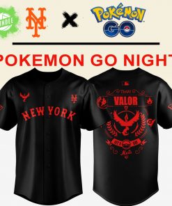 New York Mets x Pokemon Team Valor Jersey 2025