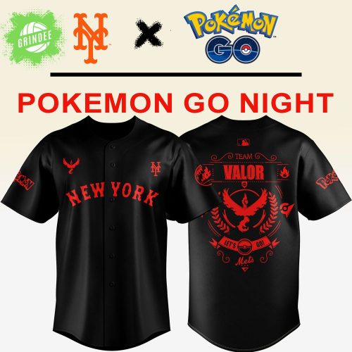 New York Mets x Pokemon Team Valor Jersey 2025