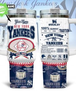 New York Yankees Custom Stanley Tumbler – Personalized Name MLB Fan Mug