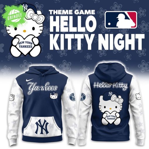 New York Yankees x Hello Kitty Night Hoodie – MLB Theme Game Design