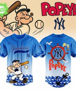 New York Yankees x Popeye Jersey 2025 – MLB Limited Classic Collaboration