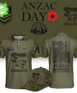 Newcastle Knights ANZAC Day Polo Shirt – 2025 Edition