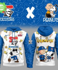 Newcastle Knights x Peanuts Cute Snoopy Hoodie – 2025 Edition