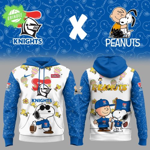 Newcastle Knights x Peanuts Cute Snoopy Hoodie – 2025 Edition