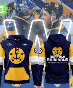 Norfolk Admirals Kelly Cup Playoffs Hoodie 2025 – ECHL Hockey Fan Edition