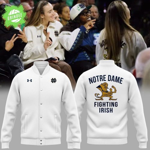 Notre Dame All-White Bomber Jacket 2025 Limited Edition