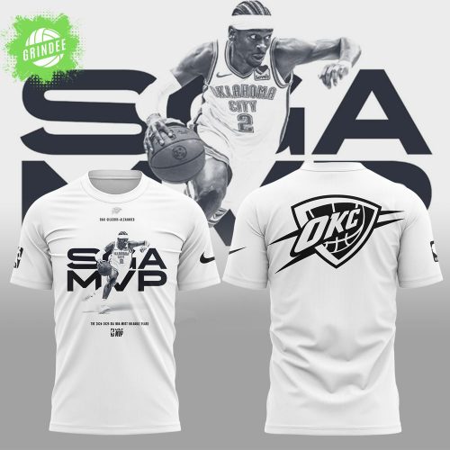 OKC x The Mvp 2024-2025 White Tshirt