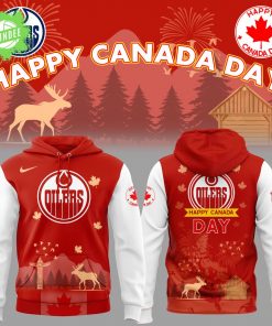 Oilers x Happy Canada Day 2025 Hoodie