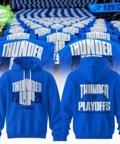 Oklahoma City Thunder Playoff 2025 Blue Hoodie – NBA Fan Gear