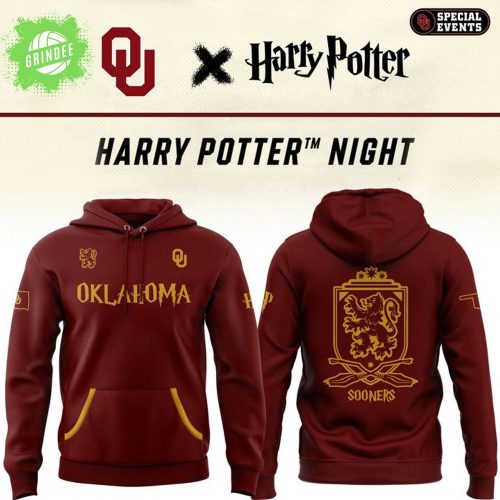 Oklahoma Sooners Harry Potter Hoodie – Wizarding World Edition