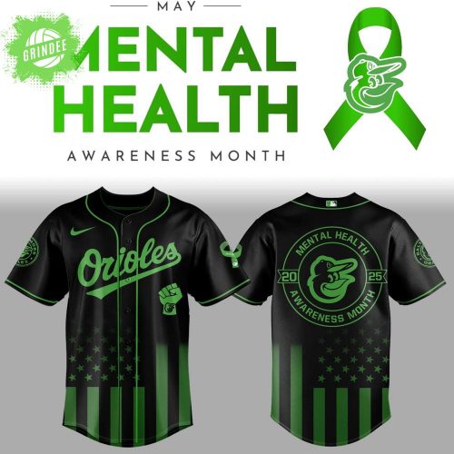 Orioles x Mental Health Awareness Month 2025 Baseball Jersey