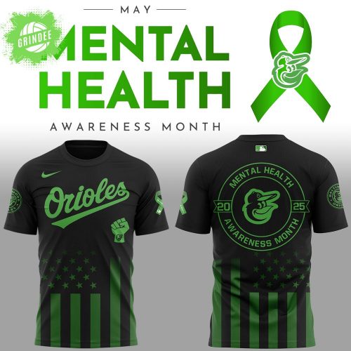 Orioles x Mental Health Awareness Month 2025 Graphic Tee Shirt