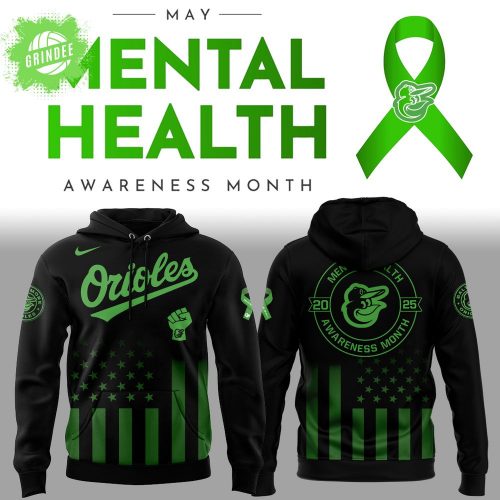 Orioles x Mental Health Awareness Month 2025 Support Hoodie