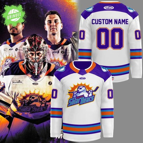 Orlando Solar Bears Custom 2025 Hockey Jersey – Add Name & Number