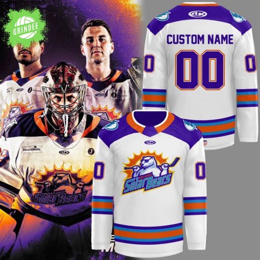 Orlando Solar Bears Custom 2025 Hockey Jersey – Add Name & Number