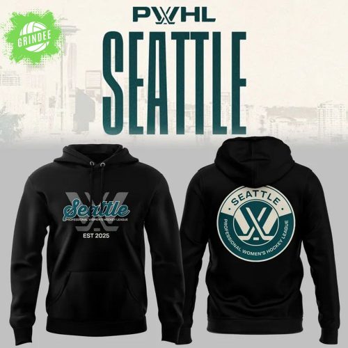 PWHL Seattle 2025 Black Hoodie – Special Fan Edition