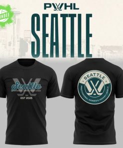 PWHL Seattle 2025 Black T-Shirt – Official Limited Tee