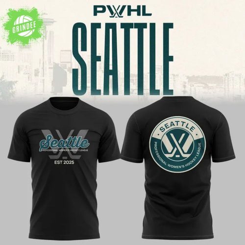 PWHL Seattle 2025 Black T-Shirt – Official Limited Tee