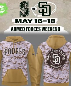 Padres Baseball Military Tribute Hoodie