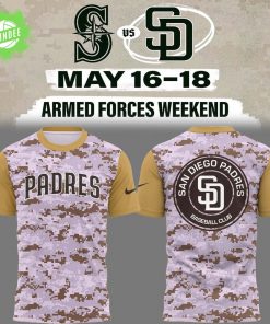 Padres Baseball Military Tribute T-Shirt