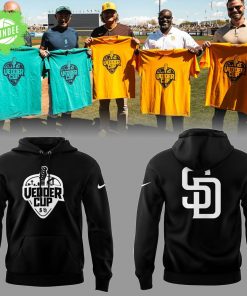 Padres Baseball Vadder Cup Black Fan Hoodie