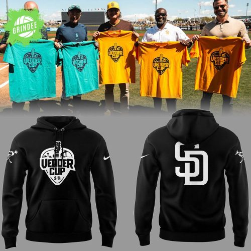 Padres Baseball Vadder Cup Black Fan Hoodie