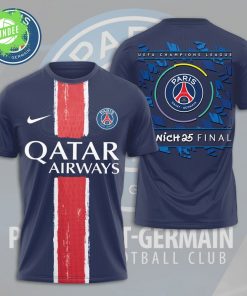 Paris Saint-Germain PSG 3D Design Fan T-Shirt