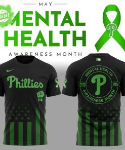 Philadelphia Phillies Mental Health Awareness 2025 T-Shirt – Mental Health Tee