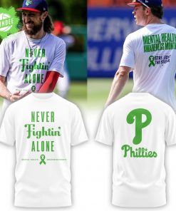 Philadelphia Phillies Mental Health Awareness Night 2025 White T-Shirt
