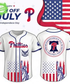 Philadelphia Phillies x Independence Day Jersey-3D Baseball Jersey