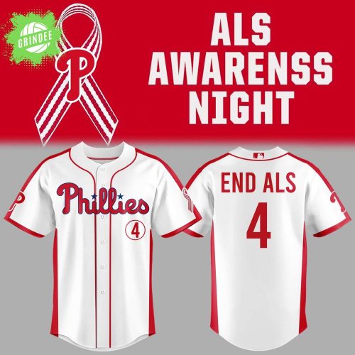 Phillies ALS Awareness Night 2025 Baseball Jersey – Special Edition