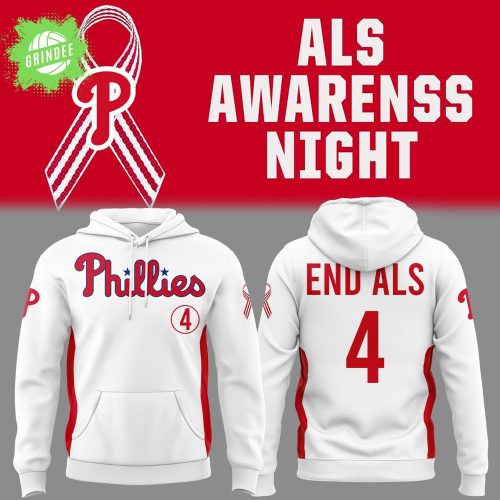 Phillies ALS Awareness Night 2025 Hoodie – Limited Release Pullover