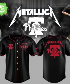 Phillies Baseball Metallica Night Jersey